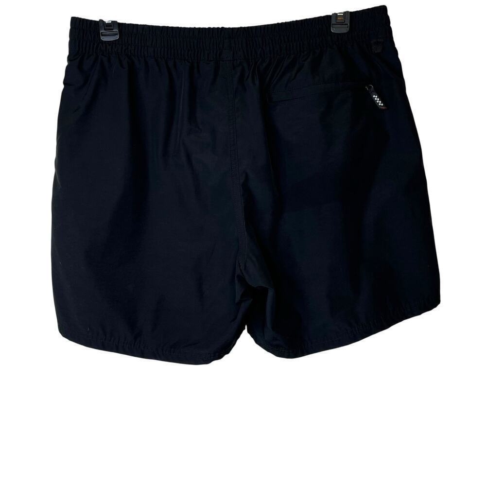 VANS 6" Swim Trunks Relaxed Fit 17" Outseam in Solid Black Men's XL - Picture 4 of 13
